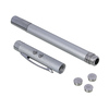 Ручка - выдвижная указка, магнит, 1 LED + лазер, 3xLR41, пластик, металл, 18х3,5см