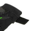 Перчатки мотоспорт, зеленые, с защитой, размер XL:9-9,5см, полиэстер