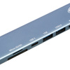 USB-концентратор 7 В 1, USB-C INPUT 65 W, HDMI 4K, USB-A 3.0, USB-A 2.0, USB-C, MICRO-SD, SD